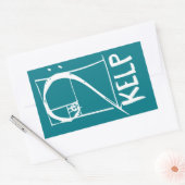 KELP-Aufkleber Rechteckiger Aufkleber (Umschlag)