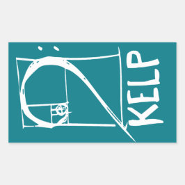 KELP-Aufkleber Rechteckiger Aufkleber