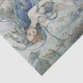 KELP FOREST MERMAID DECOUPAGE SEIDENPAPIER (Ausschnitt)