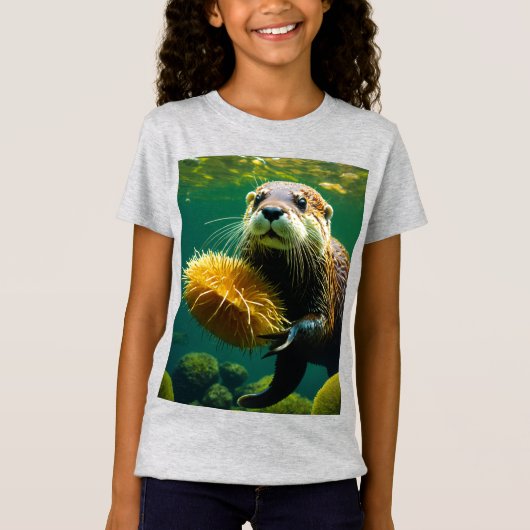 Kelp Forest Playground: The Otter’s World T-Shirt (Vorderseite)