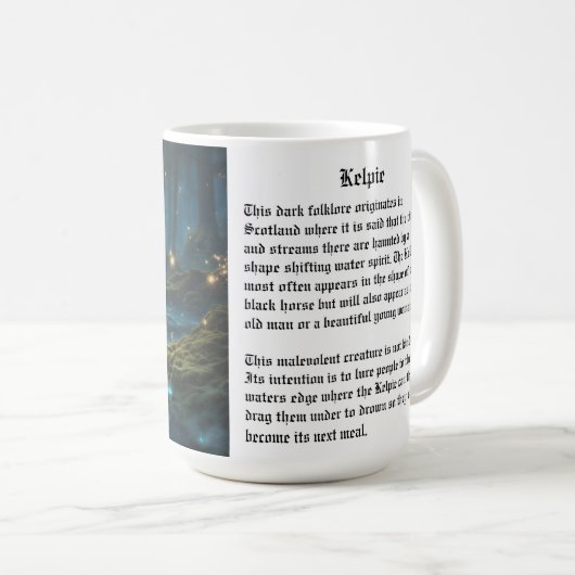 Kelpie Folklore Kaffeetasse (VorderseiteRechts)