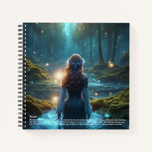 Kelpie Folklore Notizblock (Vorderseite)