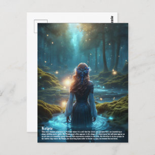 Kelpie Folklore Postkarte