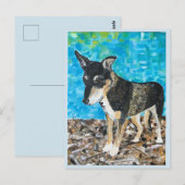 Kelpie Hund Postkarte (Vorne/Hinten)