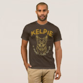 Kelpie Owner, Kelpie's Best Friend, Kelpie Portrai T-Shirt (Vorne ganz)