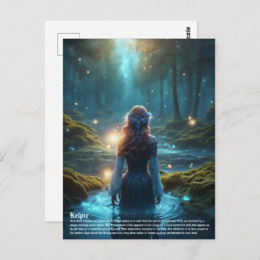 Kelpie Postkarte (Vorne/Hinten)