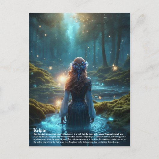 Kelpie Postkarte (Vorderseite)