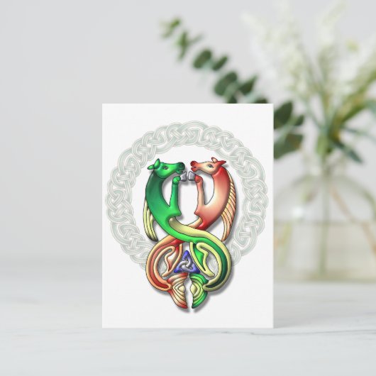 Kelpie Postkarte (Stehend Vorderseite)