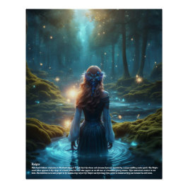 Kelpie River Spirit Poster