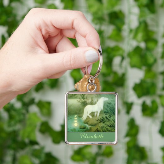 Kelpie Water Horse Personalisierter Name Schlüsselanhänger (Hand)