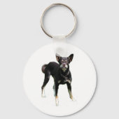 Kelpies ... Arbeite! Schlüsselanhänger (Vorderseite)