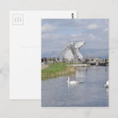 Kelpies , Helix Park , Falkirk Postkarte (Vorne/Hinten)