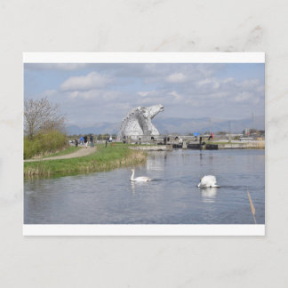 Kelpies , Helix Park , Falkirk Postkarte