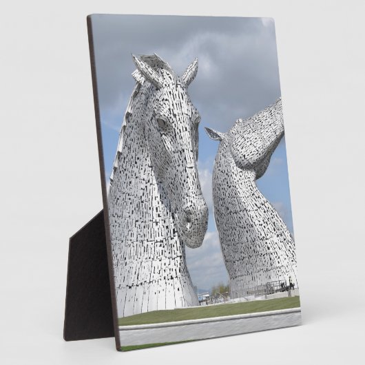 Kelpies , Helix Park , Falkirk , Schottland Fotoplatte (Seite)