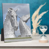 Kelpies , Helix Park , Falkirk , Schottland Fotoplatte (Seite)