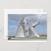 Kelpies , Helix Park , Falkirk , Schottland Postkarte (Vorne/Hinten)