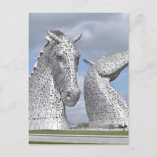 Kelpies , Helix Park , Falkirk , Schottland Postkarte (Vorderseite)