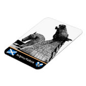 Kelpies & Statues in Falkirk / Scotland Art Magnet (Linke Seite)