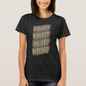 Kelsey Groovy Style Retro Design Mein Name ist Kel T-Shirt (Vorderseite)