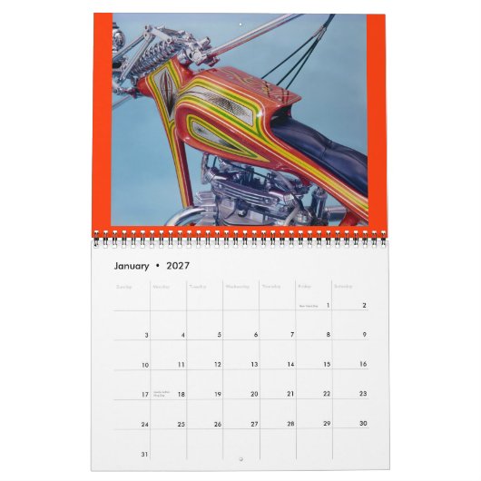 Kelseys Kool Kustom Kzyklations Kreations 2014 Kalender (Jan 2027)