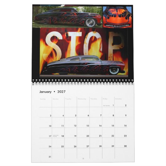 Kelsey's Kustoms 2014 Kalender (Jan 2027)
