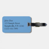 Kelso Dunes im Mojave Nationalpark Gepäckanhänger (Rückseite horizontal)