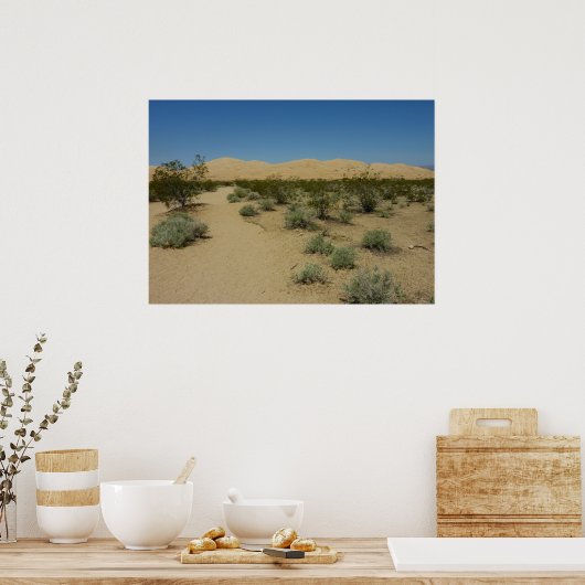 Kelso Dunes im Mojave Nationalpark Poster (Küche)