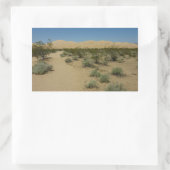 Kelso Dunes im Mojave Nationalpark Rechteckiger Aufkleber (Tasche)