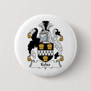 Kelso-Familienwappen Button