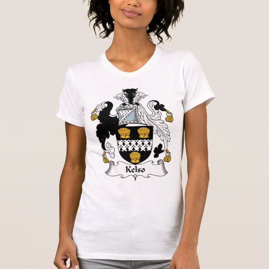 Kelso-Familienwappen T-Shirt (Vorderseite)