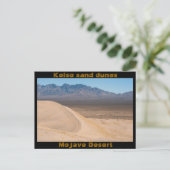 Kelso Sanddünen Postkarte (Stehend Vorderseite)