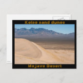 Kelso Sanddünen Postkarte (Vorne/Hinten)