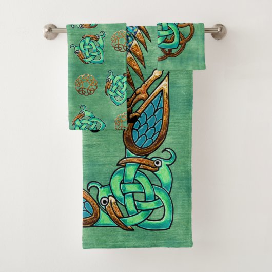 Kelte und Feathers Badhandtuch Set (Insitu)