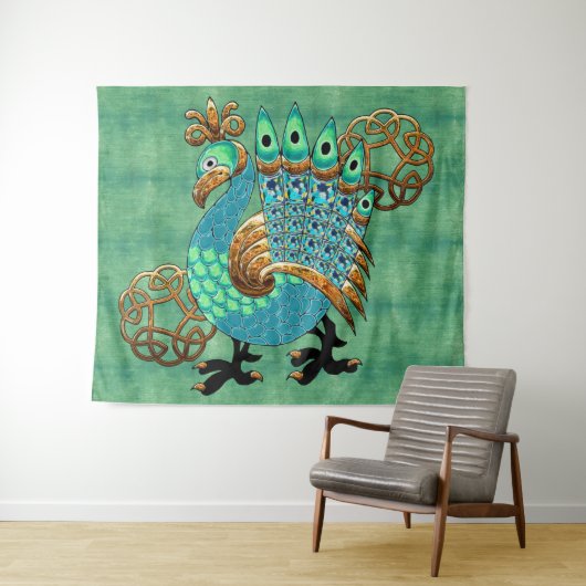 Kelte und Feathers Wandteppich (Beispiel (Horizontal))