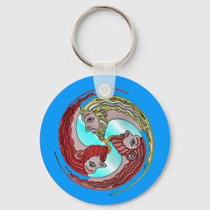 Kelte-Vater und Söhne ` Schlüsselanhänger