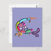 Kelten Vogel Postkarte (Vorne/Hinten)