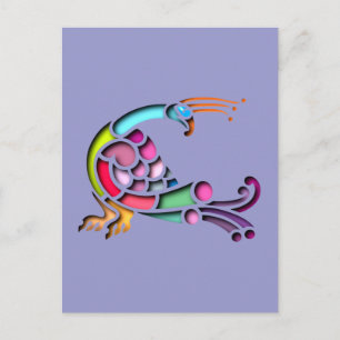 Kelten Vogel Postkarte
