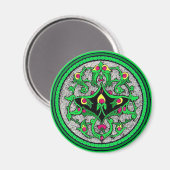 Keltenkartusche Magnet (Vorderseite/Rückseite)