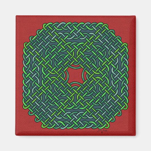 Keltenknoten-Kranz Magnet (Vorne)