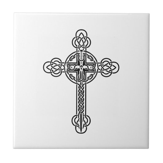 Keltenkreuz Fliese (Vorderseite)
