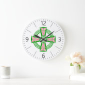 Keltenkreuz Große Wanduhr (Zuhause)