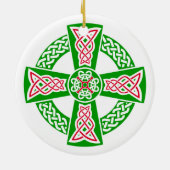 Keltenkreuz Keramik Ornament (Hinten)