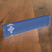 Keltenkreuz Namensplakette (Seite)