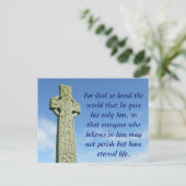 Keltenkreuz Postkarte (Stehend Vorderseite)