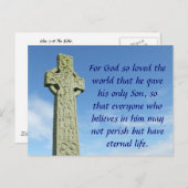 Keltenkreuz Postkarte (Vorne/Hinten)