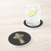 Keltenkreuz Sandstein Untersetzer (Seite)