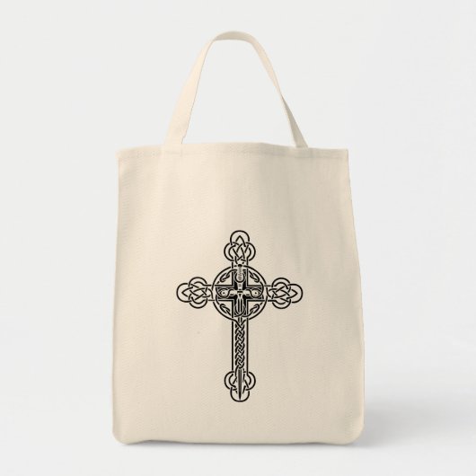 Keltenkreuz Tragetasche (Vorne)