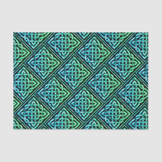 Keltenmuster-Gewebe-Papier Seidenpapier (Vorderseite)