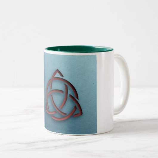 Keltenschmiede Zweifarbige Tasse (VorderseiteRechts)