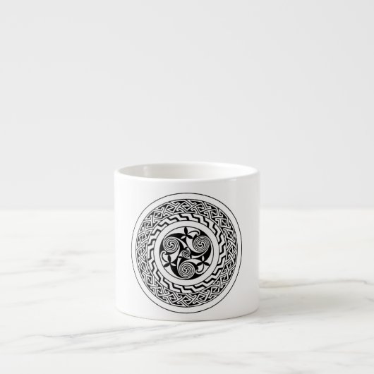 Keltenspirale Espressotasse (Vorderseite)